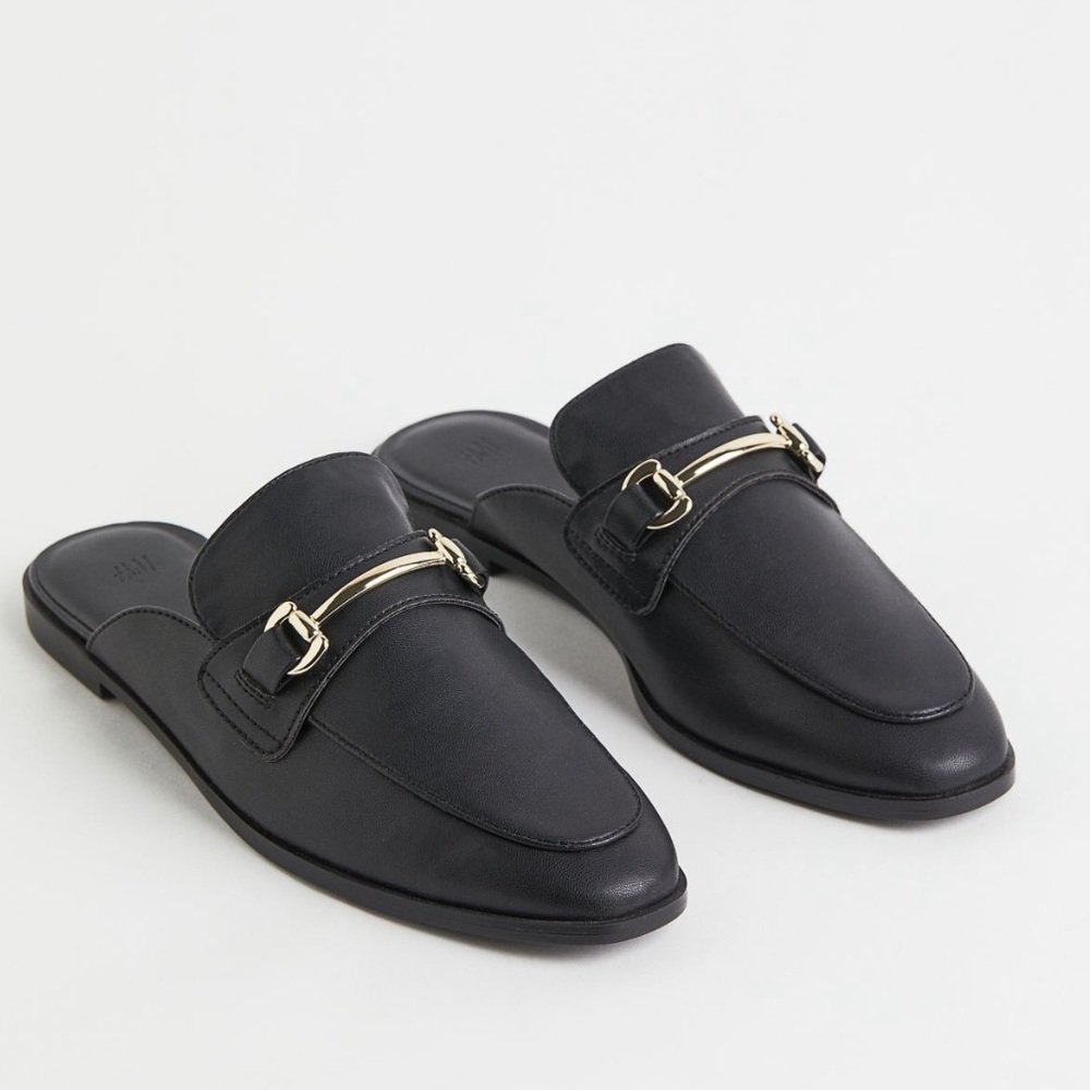 H&M horsebit mule loafer